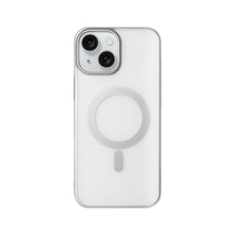Rixus Instinct Mag Case For Apple iPhone 15 Silver
