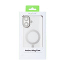 Rixus Instinct Mag Case For Apple iPhone 16 Silver