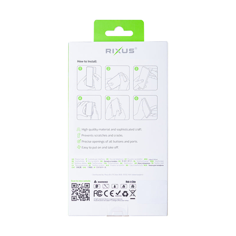 Rixus Instinct Mag Case For iPhone 16 Pro Max Silver