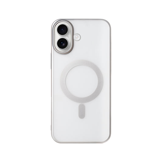 Rixus Instinct Mag Case For Apple iPhone 16 Plus Silver