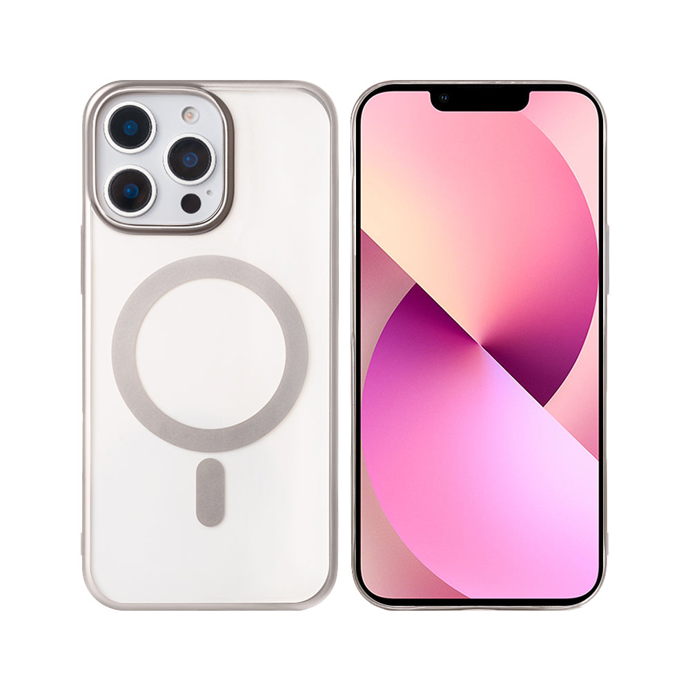 Rixus Instinct Mag Case For Apple iPhone 12, 12 Pro Titanium Grey