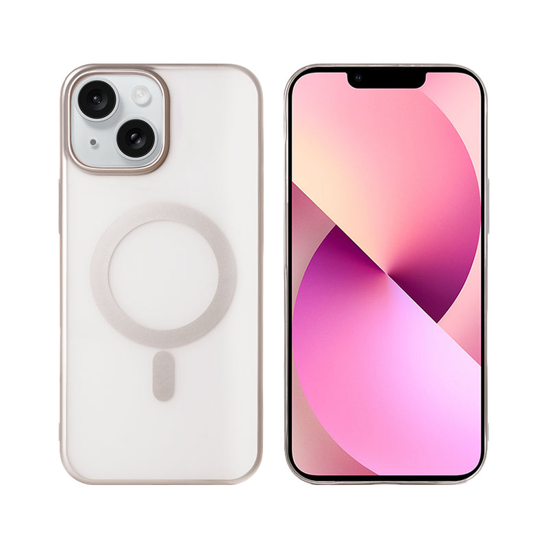 Rixus Instinct Mag Case For iPhone 13, 14 Titanium Grey