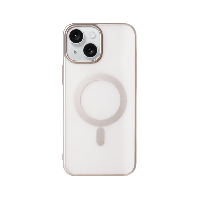 Rixus Instinct Mag Case For iPhone 15 Titanium Grey