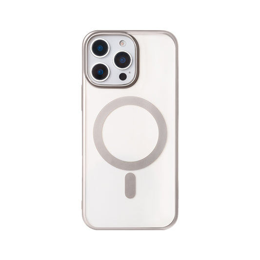 Rixus Instinct Mag Case For Apple iPhone 15 Pro Max Titanium Grey