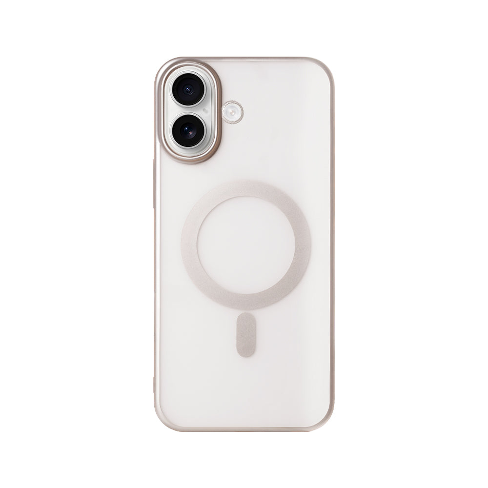 Rixus Instinct Mag Case For Apple iPhone 16 Titanium Grey