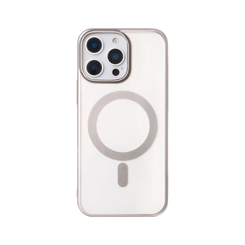 Rixus Instinct Mag Case For iPhone 16 Pro Titanium Grey