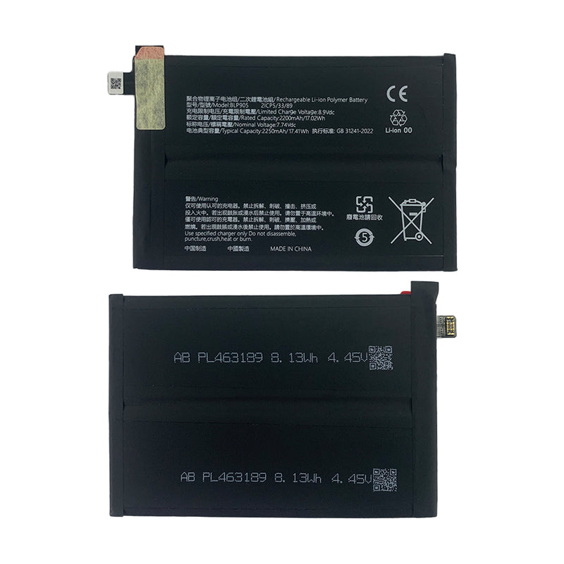 Oppo Reno7 Pro 5G (CPH2293) Battery BLP905 OEM