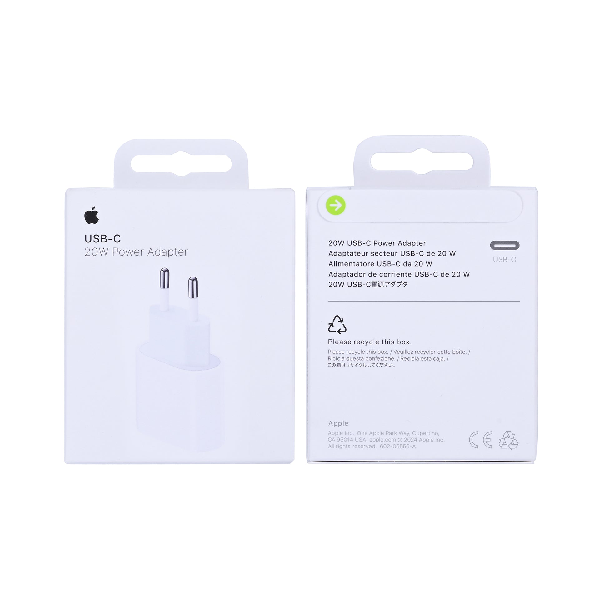 Apple USB-C Power Adapter 20W MUVV3ZM/A White Original Retail Box