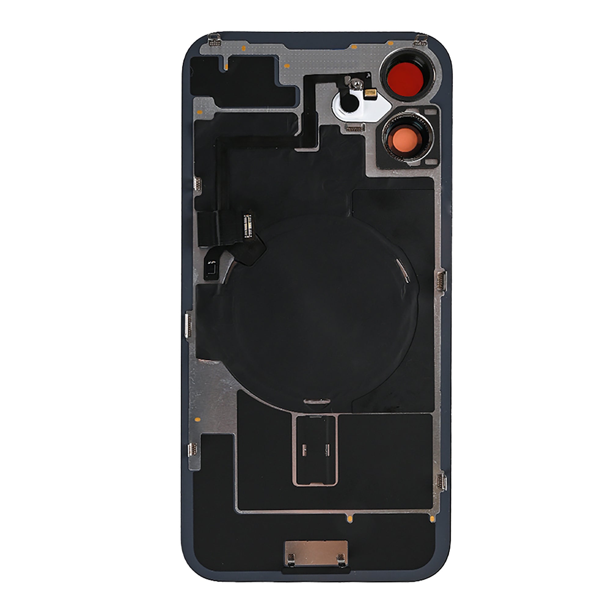 For Apple iPhone 16 Back Glass With NFC, Enlarged Camera Frame Teal Compatible
