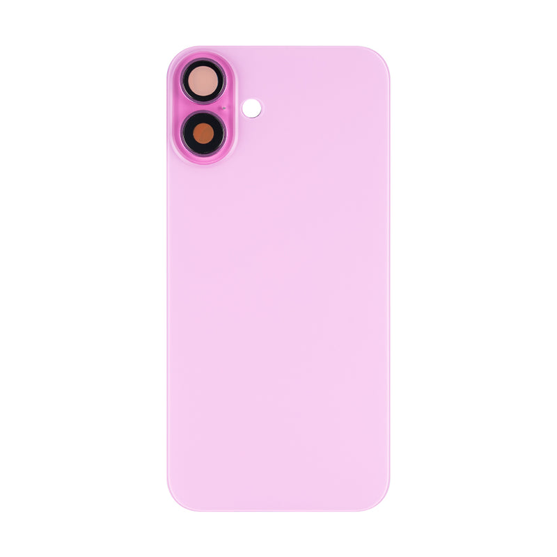 For iPhone 16 Plus Extra Glass With NFC, Enlarged Camera Frame Pink