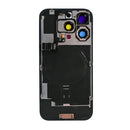 For Apple iPhone 16 Pro Back Glass With NFC, Enlarged Camera Frame Natural Titanium Compatible