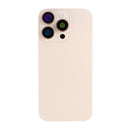 For Apple iPhone 16 Pro Back Glass With NFC, Enlarged Camera Frame Desert Titanium Compatible