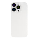 For Apple iPhone 16 Pro Max Back Glass With NFC, Enlarged Camera Frame White Titanium Compatible