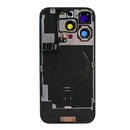 For Apple iPhone 16 Pro Max Back Glass With NFC, Enlarged Camera Frame Natural Titanium Compatible