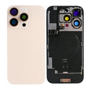 For Apple iPhone 16 Pro Max Back Glass With NFC, Enlarged Camera Frame Desert Titanium Compatible