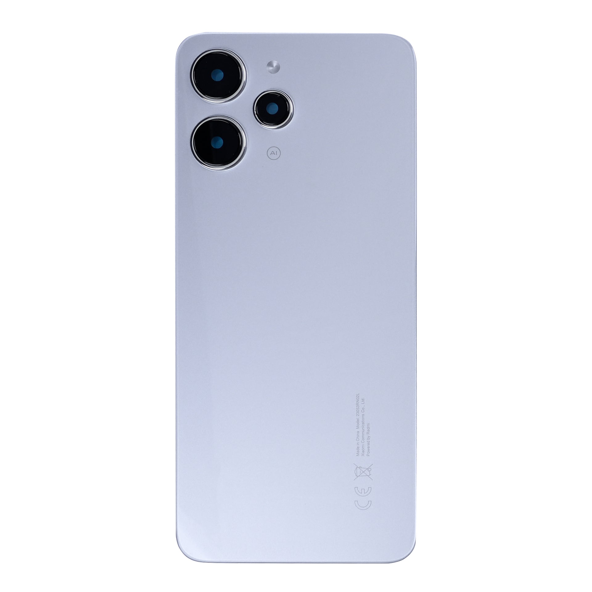 Xiaomi Redmi 12 4G Back Cover With Lens Polar Silver OEM