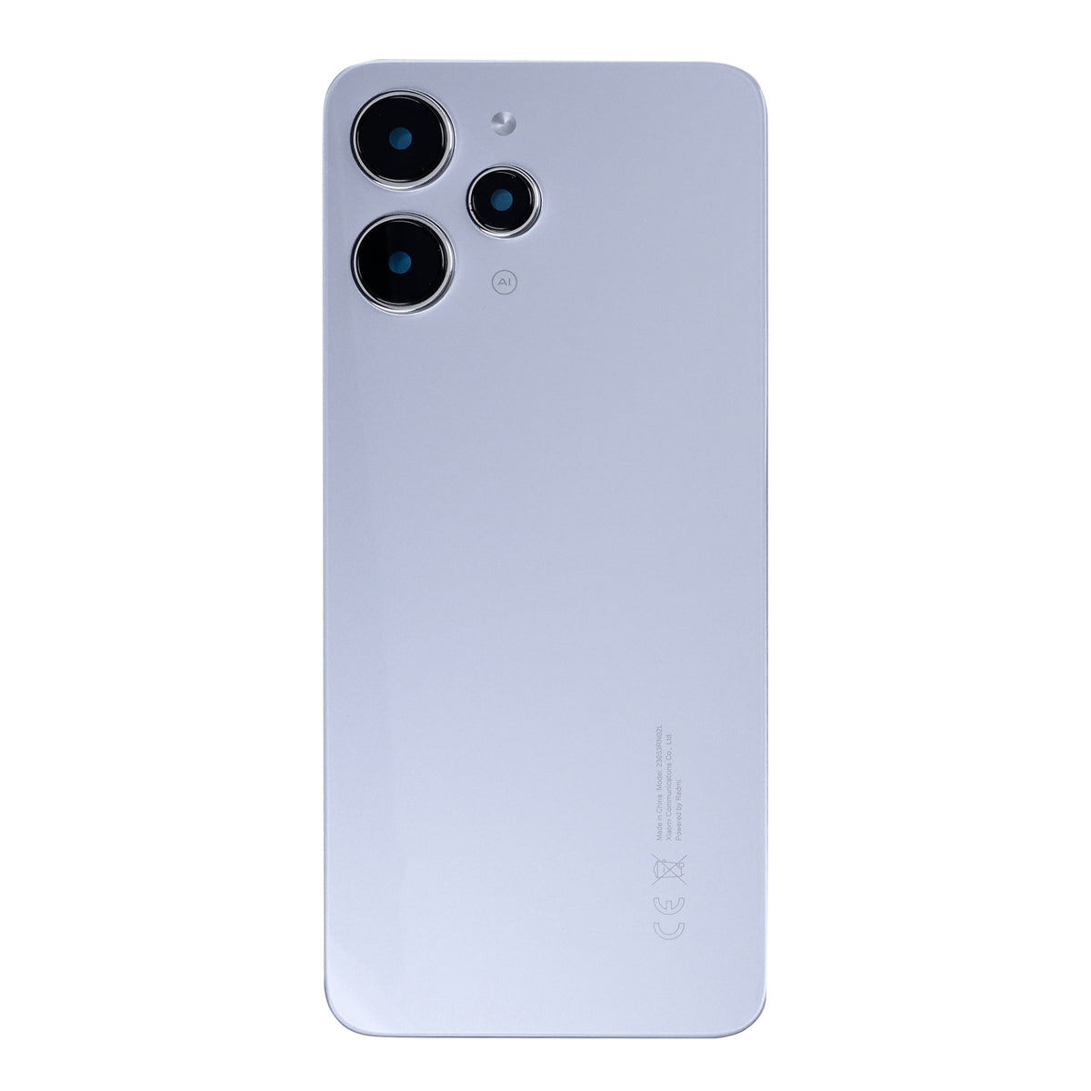 Xiaomi Redmi 12 4G Back Cover With Lens Polar Silver OEM