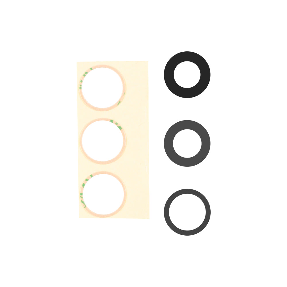 For Apple iPhone 16 Pro, iPhone 16 Pro Max Camera Lens Cover Set Black OEM