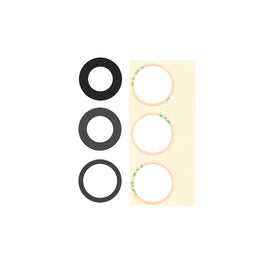 For Apple iPhone 16 Pro, iPhone 16 Pro Max Camera Lens Cover Set Black OEM