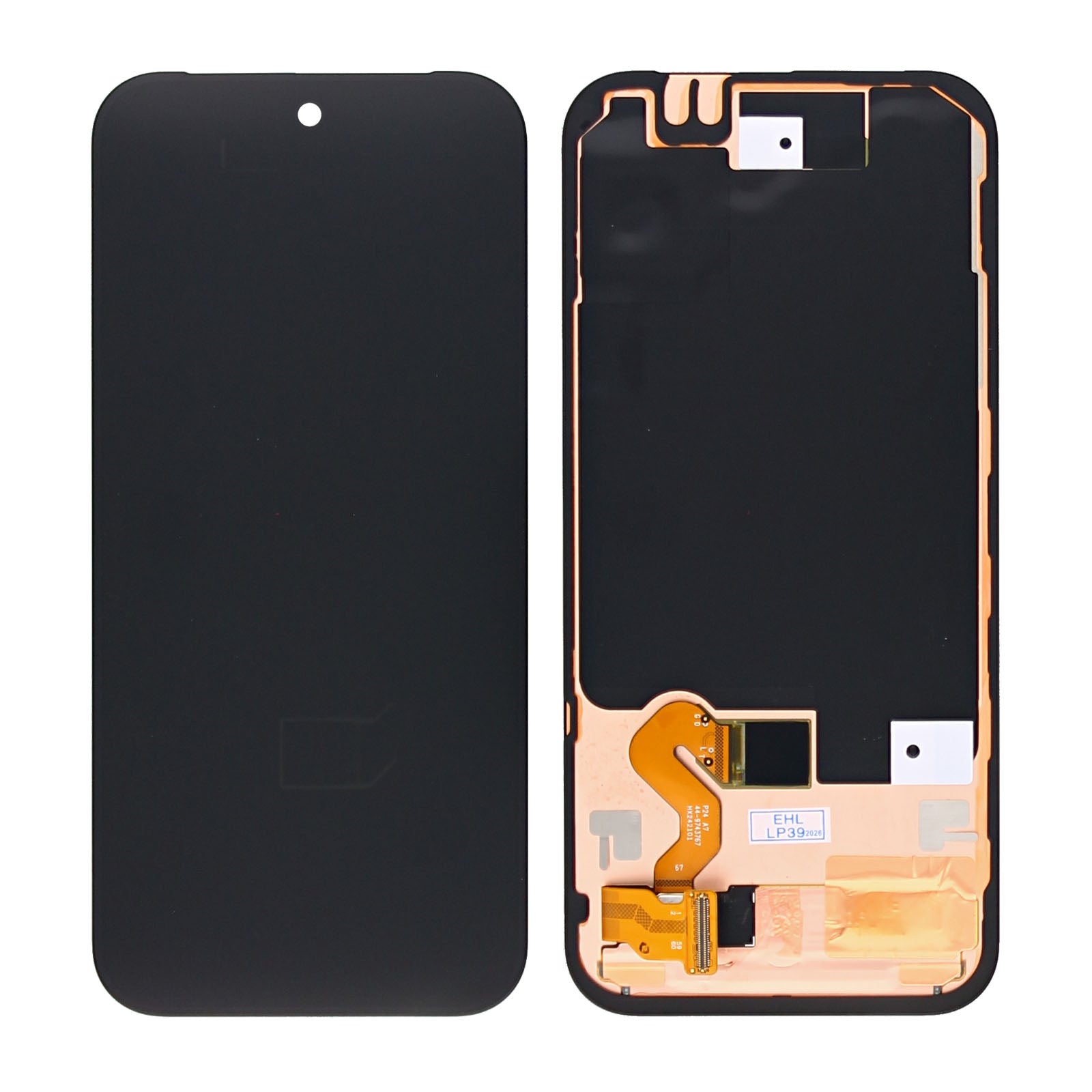 Google Pixel 9 Pro Display And Digitizer Without Frame Black Service Pack