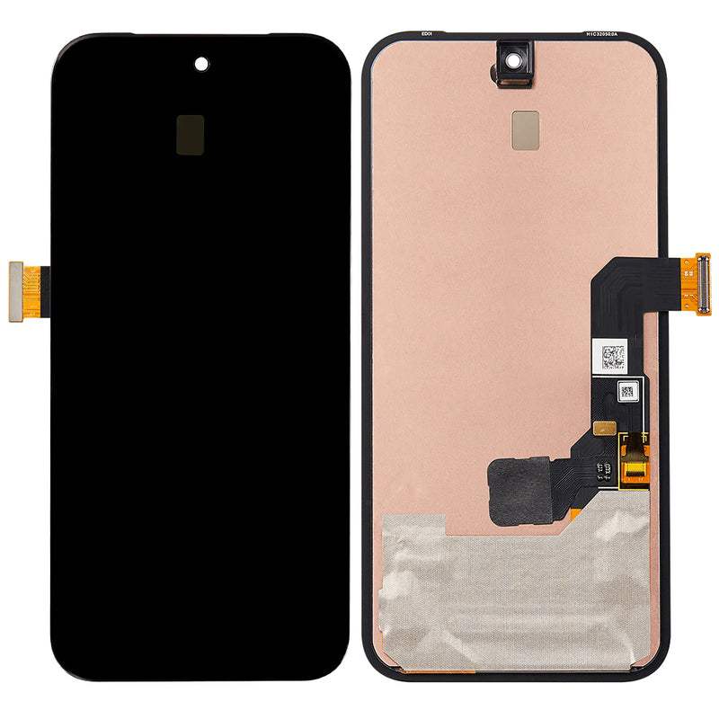 Google Pixel 8a Display And Digitizer Without Frame Black Service Pack
