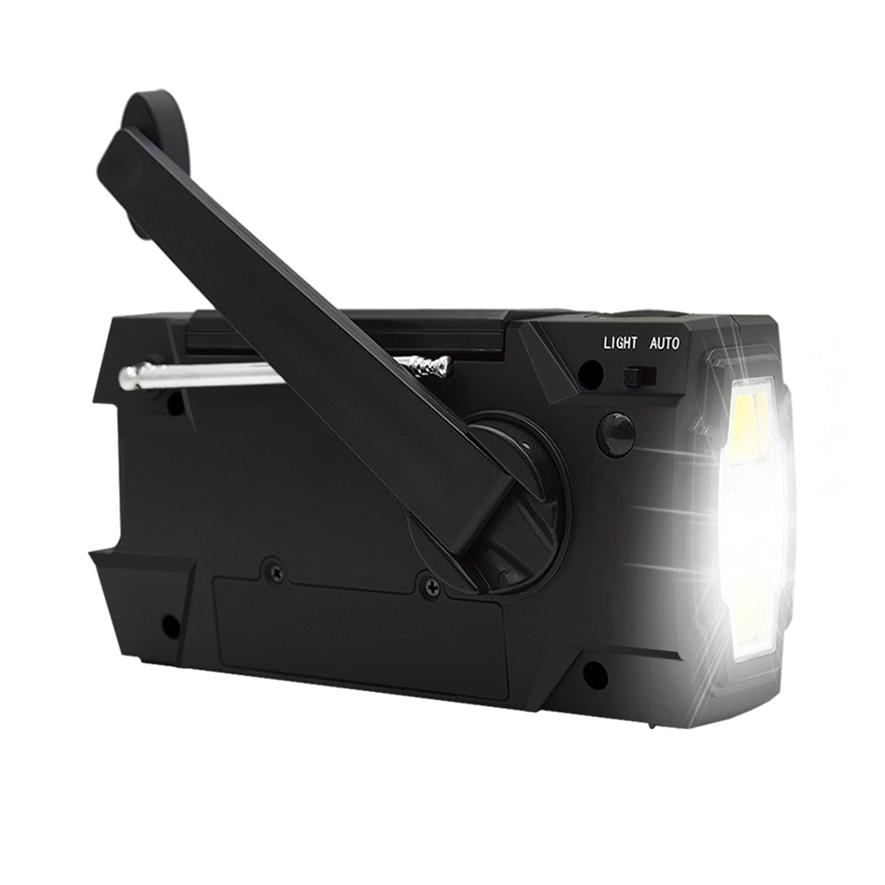 Portable Emergency AM/FM Radio Solar Hand Crank 4000mAh