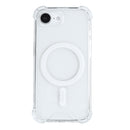 Rixus Anti-Burst Case With MagSafe For Apple iPhone 16e Transparent