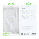 Rixus Anti-Burst Case With MagSafe For Apple iPhone 16e Transparent