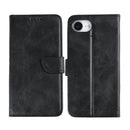 Rixus Bookcase For Apple iPhone 16e, 17e Black
