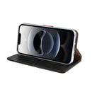 Rixus Bookcase For Apple iPhone 16e, 17e Black