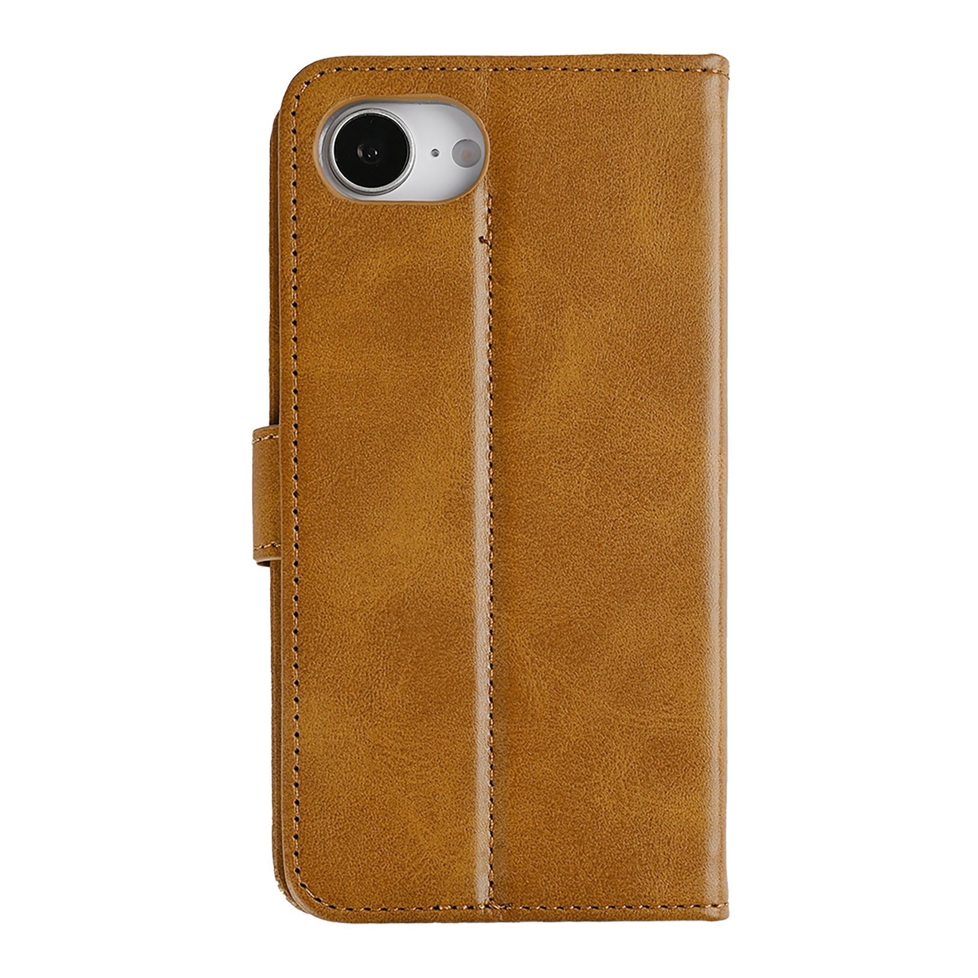 Rixus Bookcase For Apple iPhone 16e, 17e Light Brown