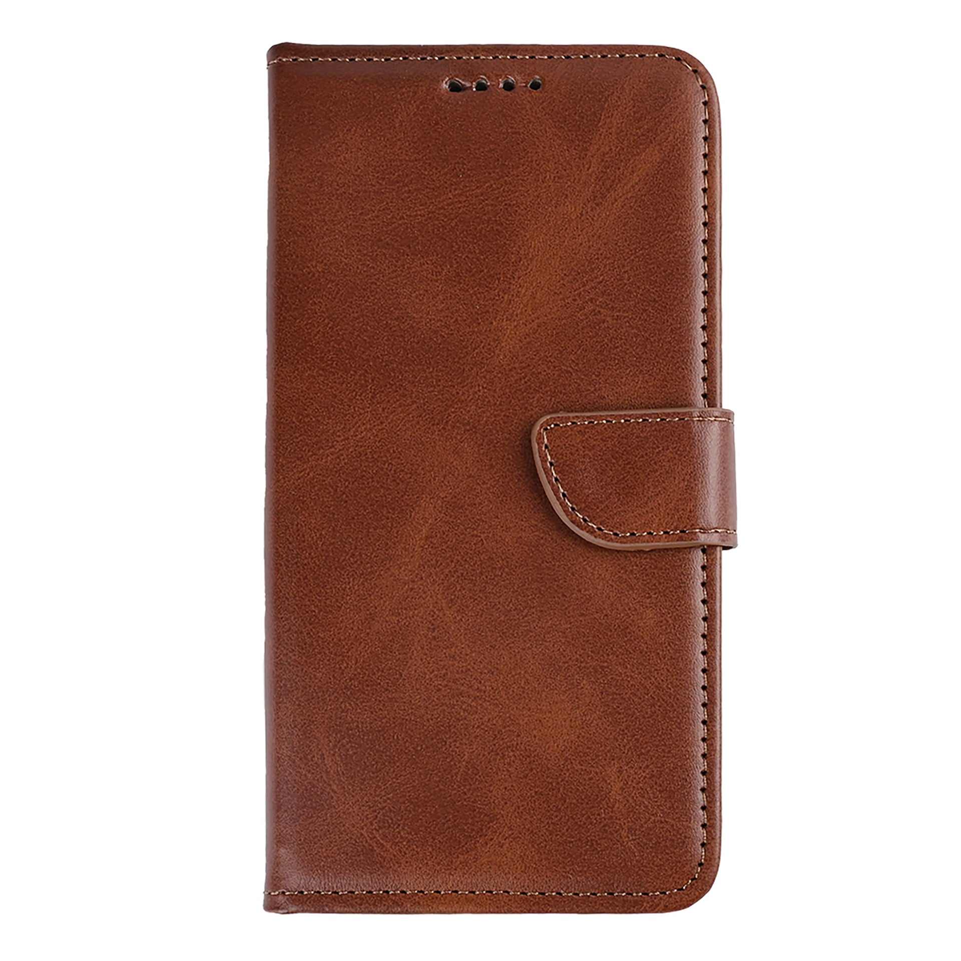 Rixus Bookcase For Apple iPhone 16e, 17e Brown