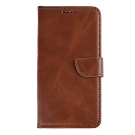 Rixus Bookcase For Apple iPhone 16e, 17e Brown