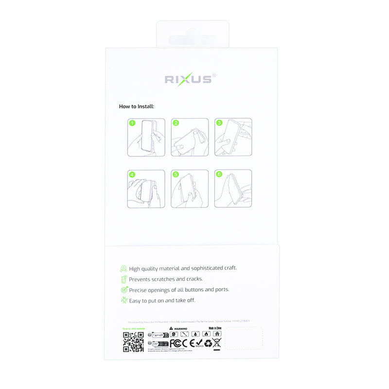 Rixus Mag Carbon With MagSafe For iPhone 16e Titanium Grey