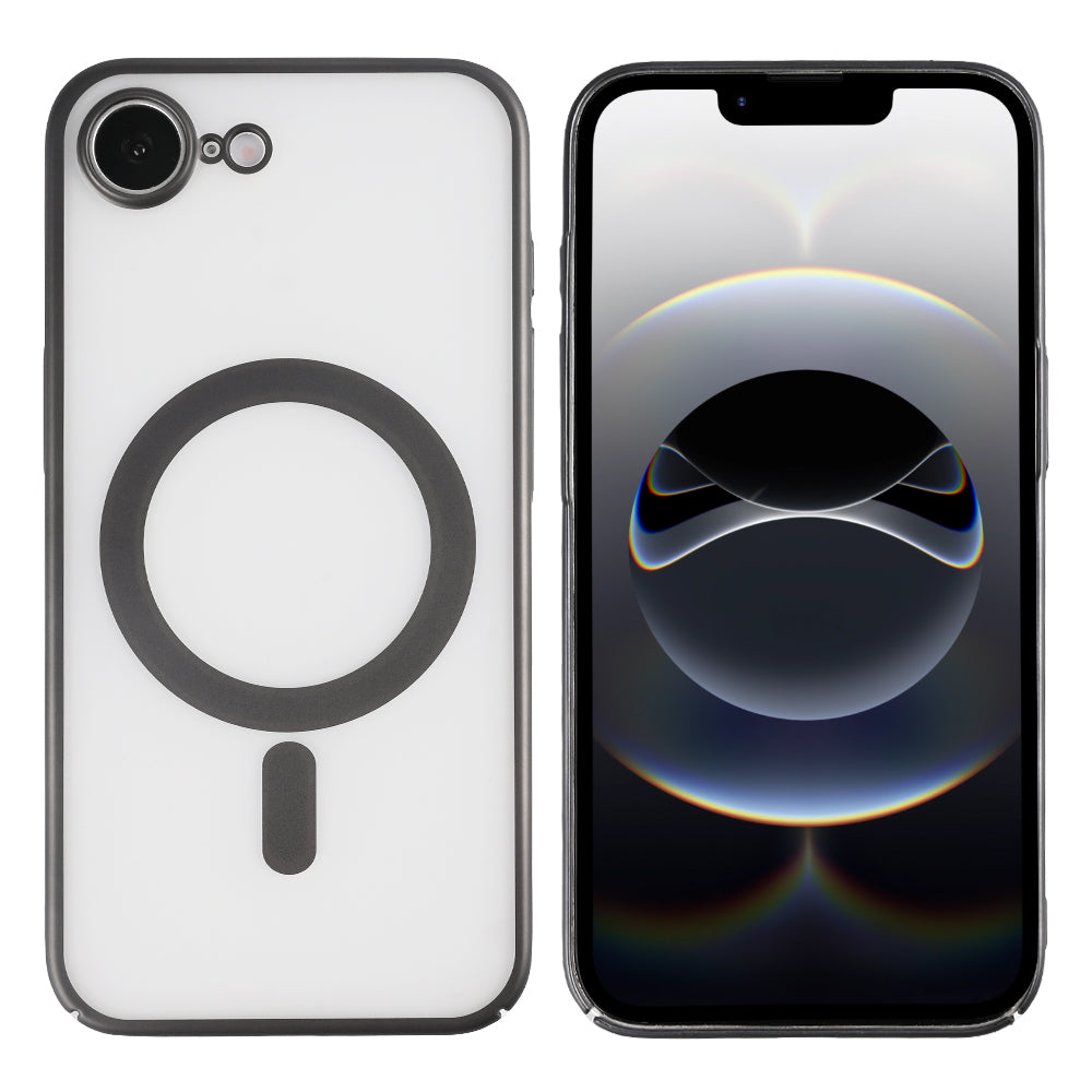 Rixus Instinct Mag Case For Apple iPhone 16e, 17e Black