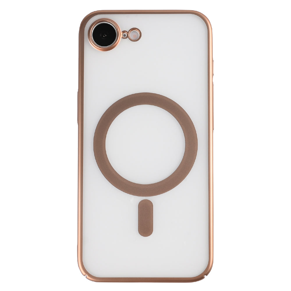 Rixus Instinct Mag Case For Apple iPhone 16e, 17e Desert Titanium
