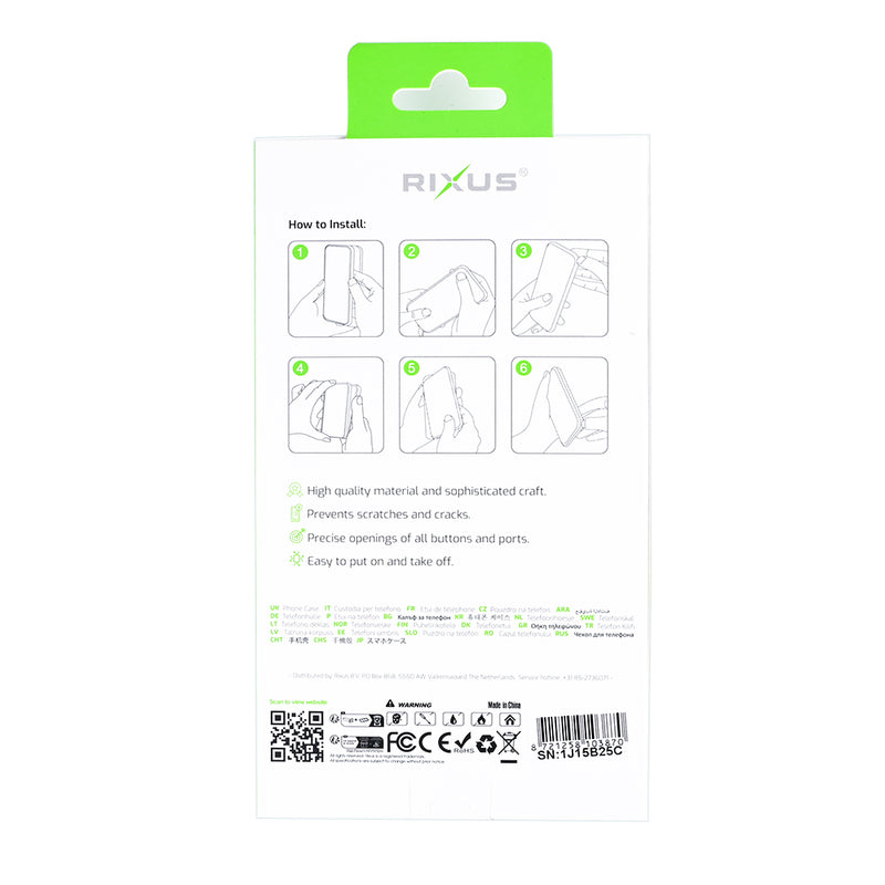 Rixus Instinct Mag Case For iPhone 16e Silver