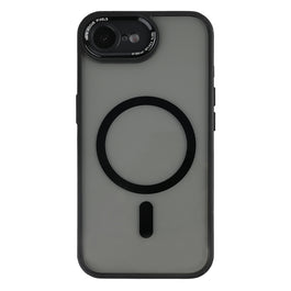 Rixus Classic 04 Case With MagSafe Compatible For Apple iPhone 16e Black
