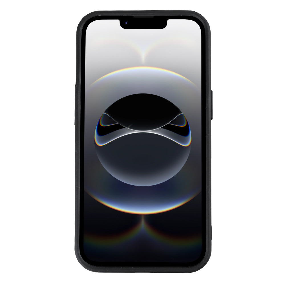 Rixus Classic 04 Case With MagSafe Compatible For Apple iPhone 16e Black