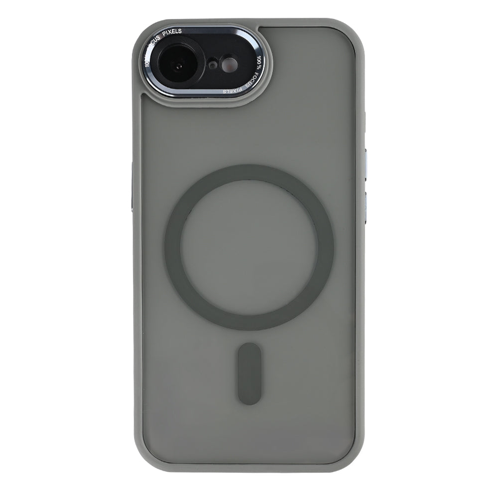 Rixus Classic 04 Case With MagSafe Compatible For Apple iPhone 16e Grey