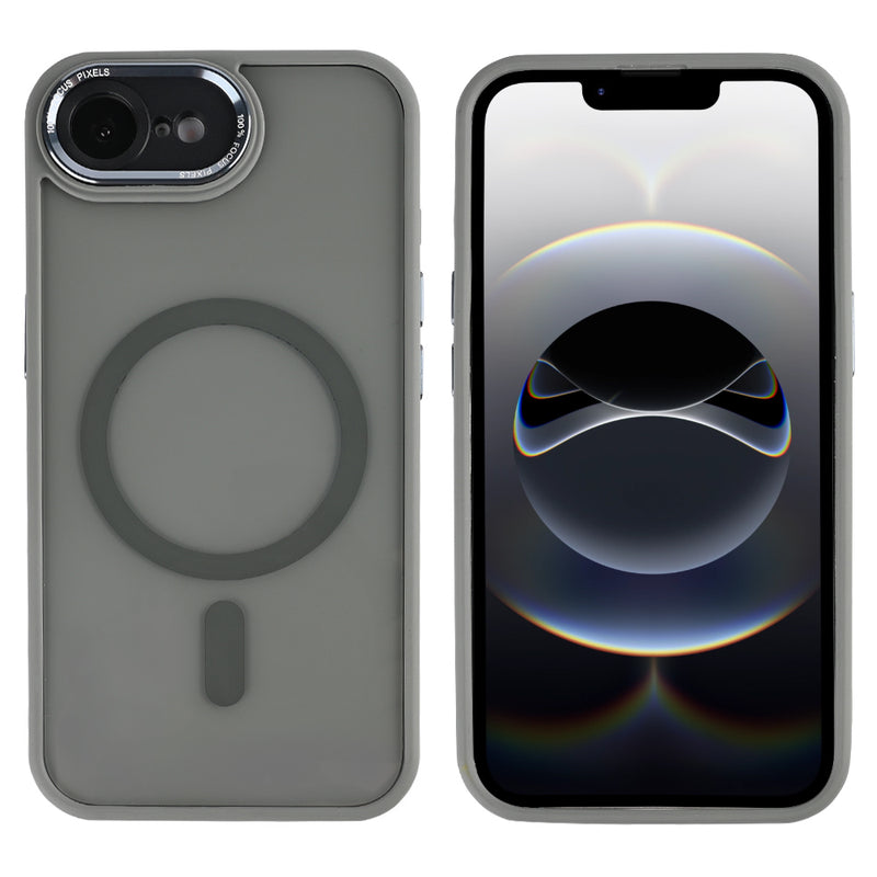 Rixus Classic 04 Case With MagSafe For iPhone 16e Grey