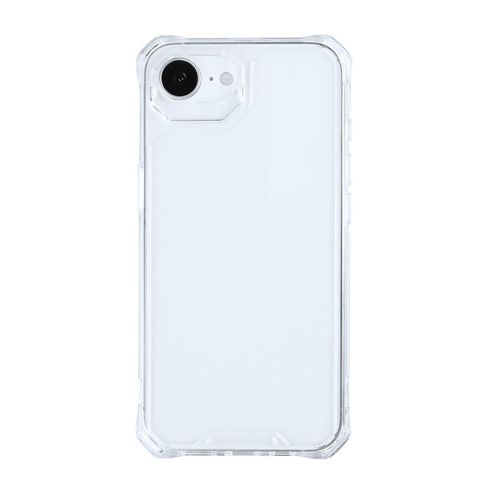Rixus Armor-X Anti Shock Case For Apple iPhone 16e, 17e Transparent