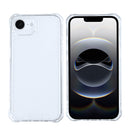 Rixus Armor-X Anti Shock Case For iPhone 16e Transparent