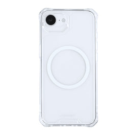 Rixus Armor-X Anti Shock Case With MagSafe Compatible For Apple iPhone 16e, 17e Transparent
