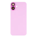 For Apple iPhone 16 Plus Back Glass Without NFC, Enlarged Camera Frame Pink Compatible