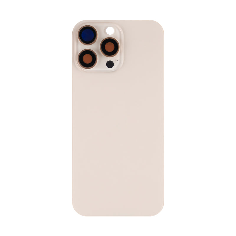For iPhone 16 Pro Max Extra Glass Without NFC, Enlarged Camera Frame Desert Titanium