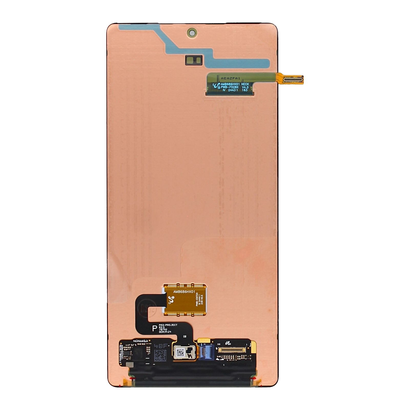 Samsung Galaxy S25 Ultra S938B Display And Digitizer Without Frame Black Service Pack
