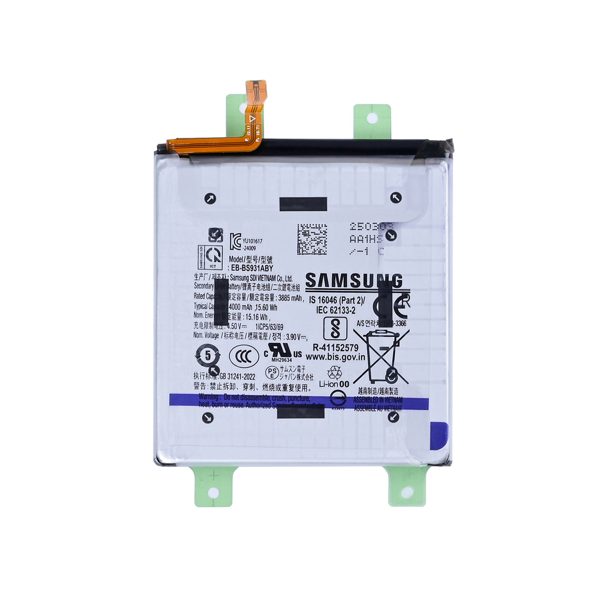 Samsung Galaxy S25 S931B Battery EB-BS931ABE Original