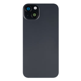 For Apple iPhone 15 Back Glass With NFC, Enlarged Camera Frame Black Compatible