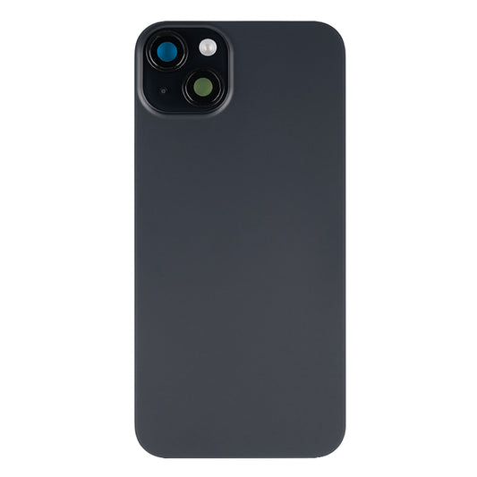 For Apple iPhone 15 Back Glass With NFC, Enlarged Camera Frame Black Compatible